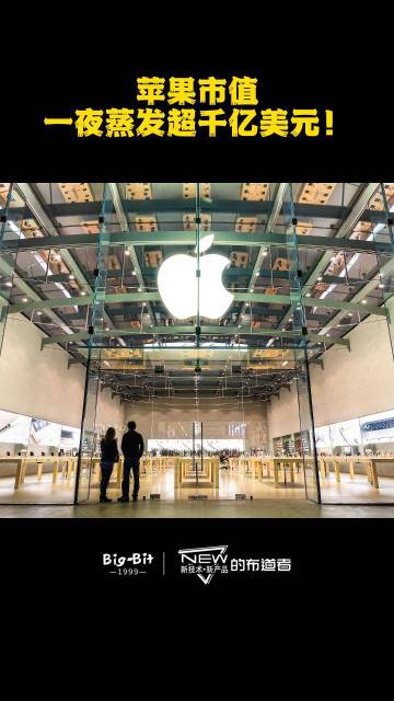苹果市值一夜蒸发超千亿美元！